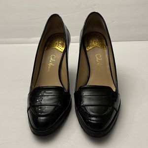 Cole Haan Nike Air Patent Leather Comfort Loafer Pumps Size 8 B Made in Brazil